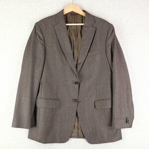 Banana Republic Blazer Mens 40R Gray Two Button Vented Wool Business Casual
